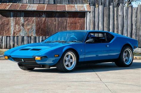 This 1972 DeTomaso <b>Pantera</b> is a white-over-blue example that is powered by a 5. . Ford pantera for sale cheap